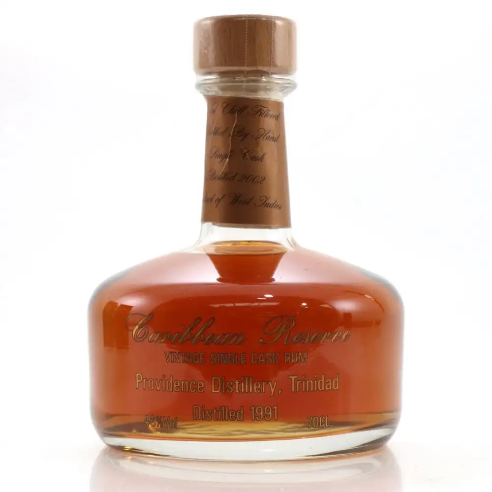 Bottle of Liquid Gold Caroni Caribbean Reserve Providence 1991