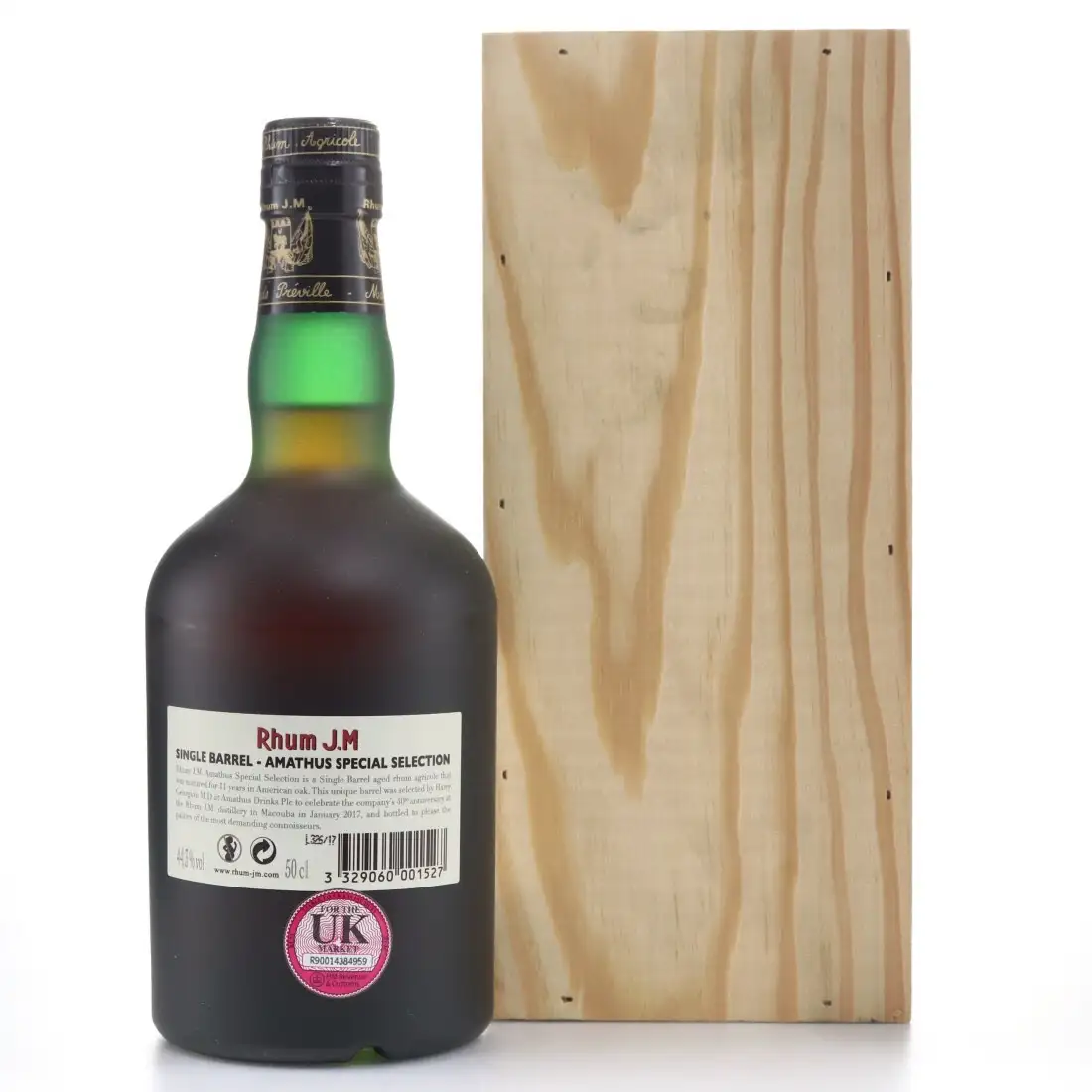 High resolution image of Rhum J.M Single Barrel (Selected by Amathus) 2005