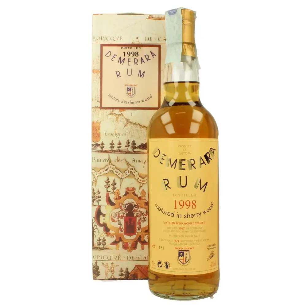 Hochauflösendes Bild von Moon Import Diamond Demerara Rum 1998