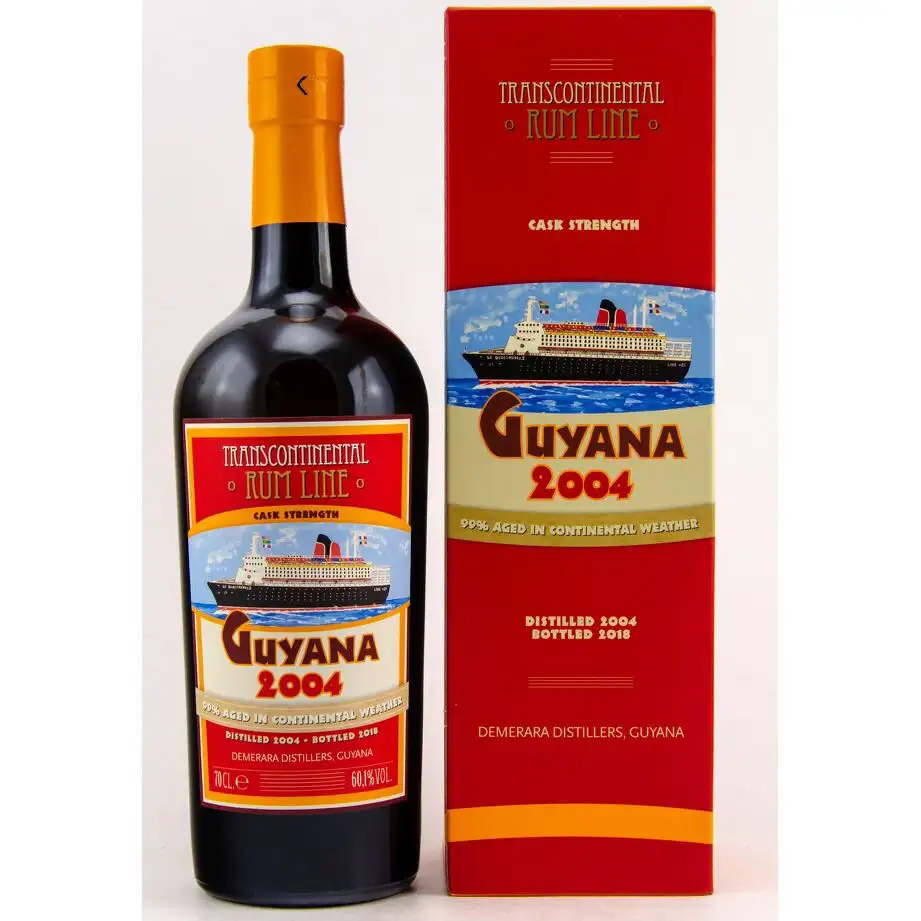 Bottle of TCRL Enmore Guyana 2004
