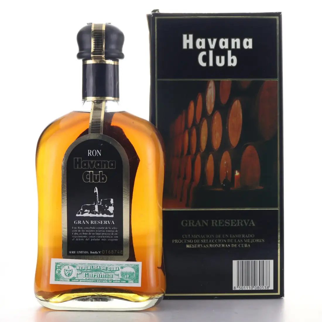 Hochauflösendes Bild von Havana Club 15 Años Añejo Gran Reserva Vintage
