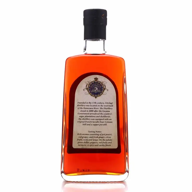 Hochauflösendes Bild von Duncan Taylor Uitvlugt (Port Mourant) Single Cask Rum 1989