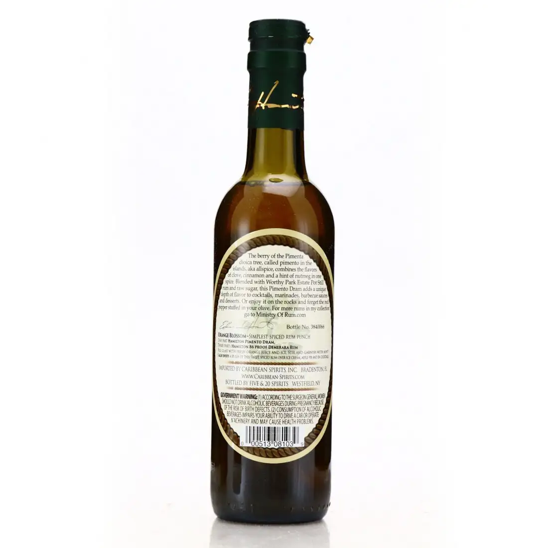 Hochauflösendes Bild von Five & 20 Spirits Hamilton Pimento Dram