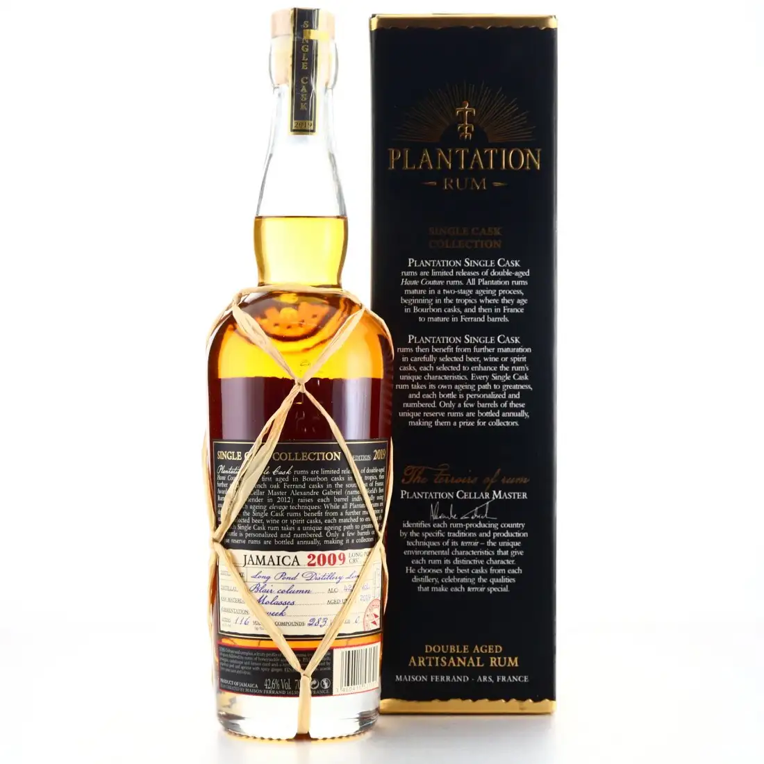 Hochauflösendes Bild von Long Pond Plantation Single Cask (The Whisky Exchange) CRV 2009