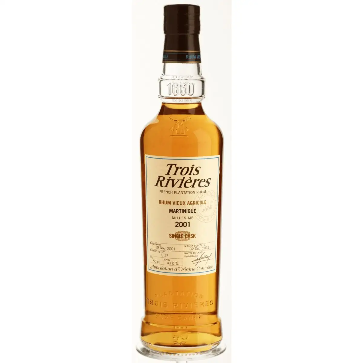 Hochauflösendes Bild von Trois Rivières Single Cask 2001