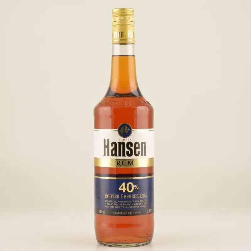 Hochauflösendes Bild von Berentzen Hansen Echter Jamaica Rum "Blau"