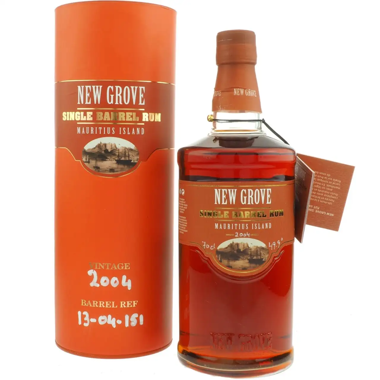 Hochauflösendes Bild von Grays New Grove Single Cask Rum 2004