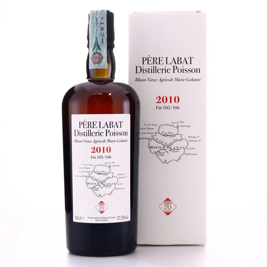 Bottle of Velier Poisson Père Labat 2010