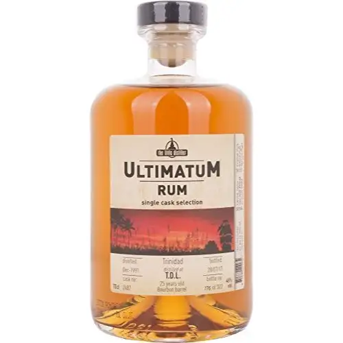 Bottle of The Little Distiller T.D.L Ultimatum Rum 1991