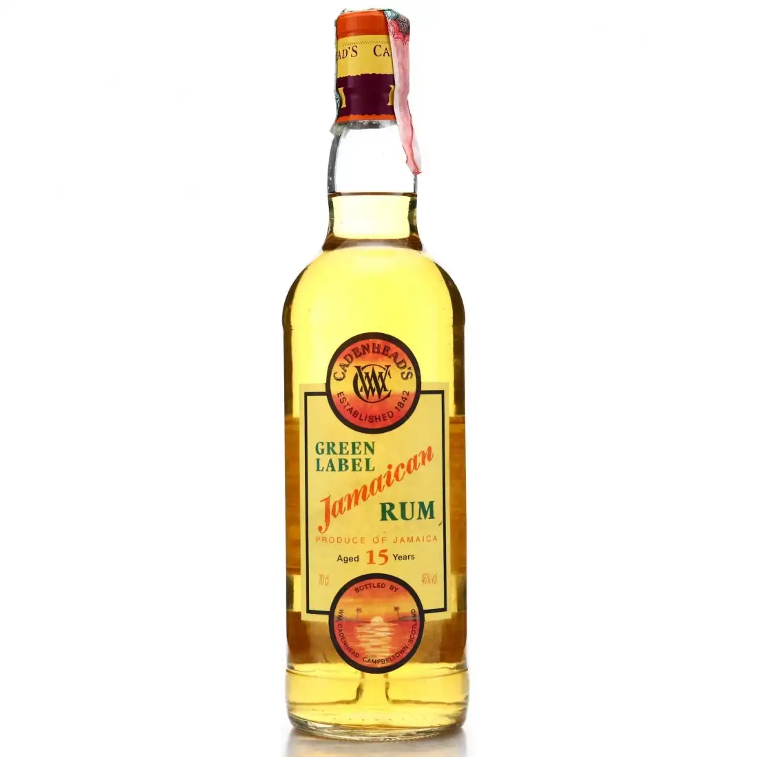 Hochauflösendes Bild von Cadenhead‘s Long Pond Green Label 1986