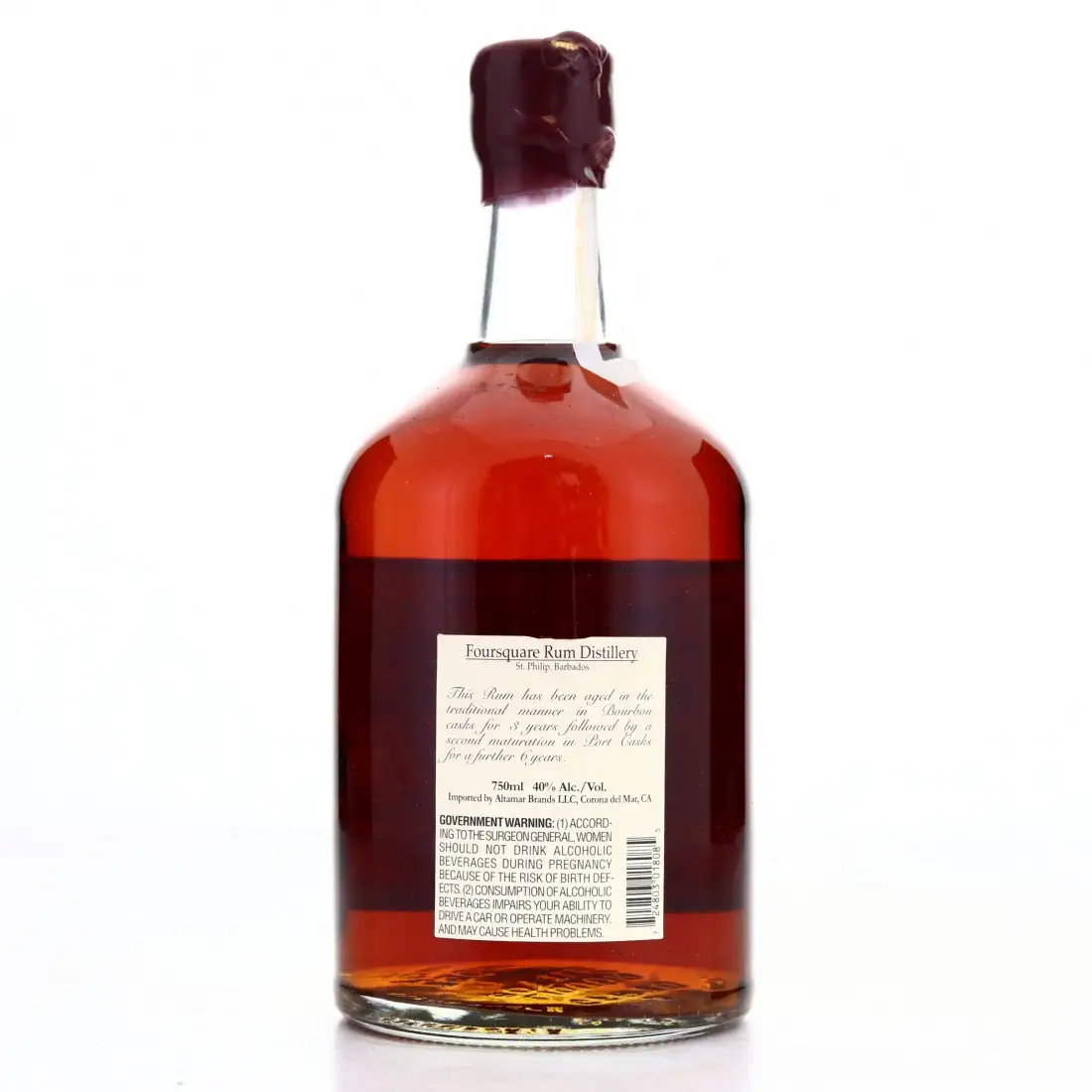 Hochauflösendes Bild von Foursquare ECS II Port Cask Finish US 2005