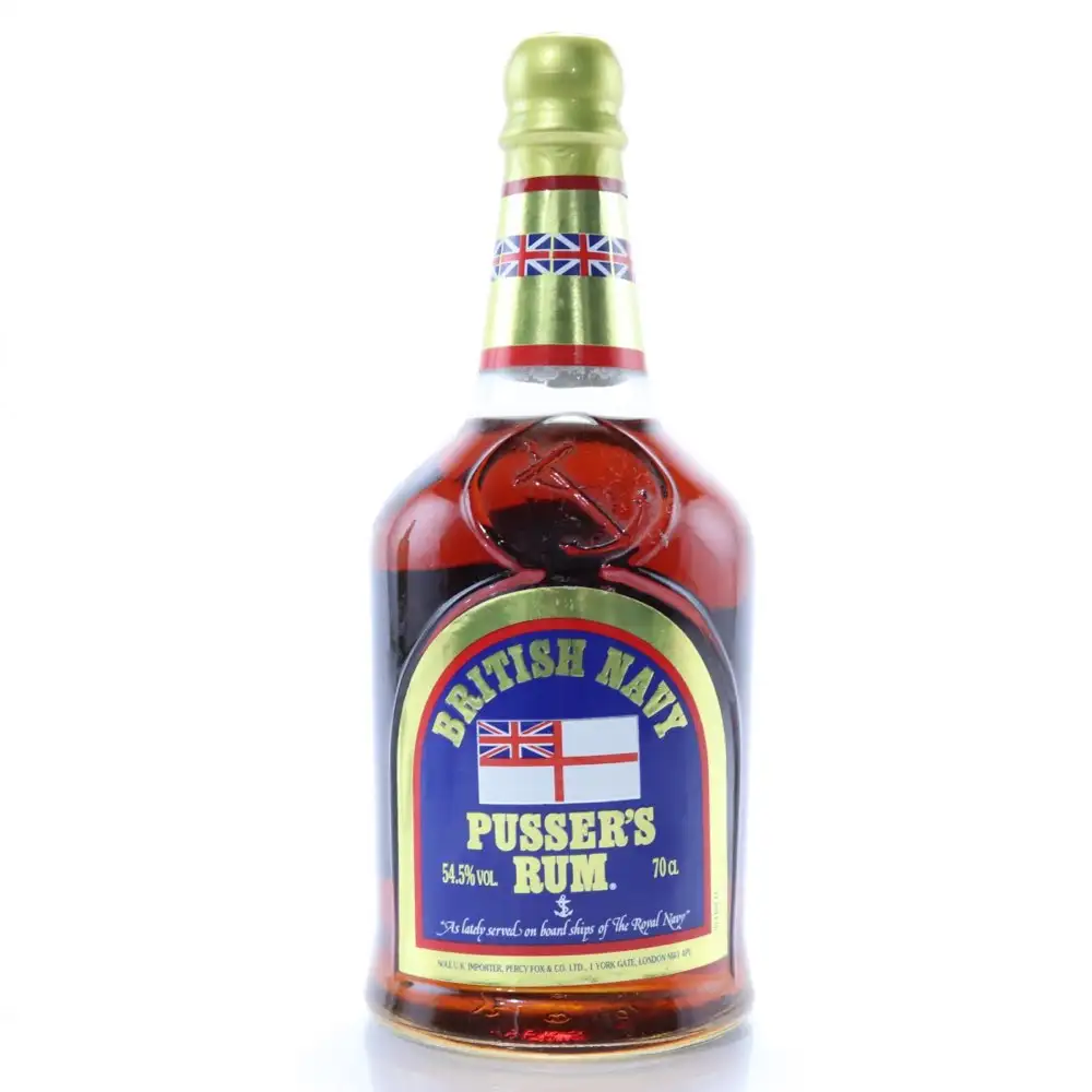 Bottle of Pusser‘s Rum British Navy