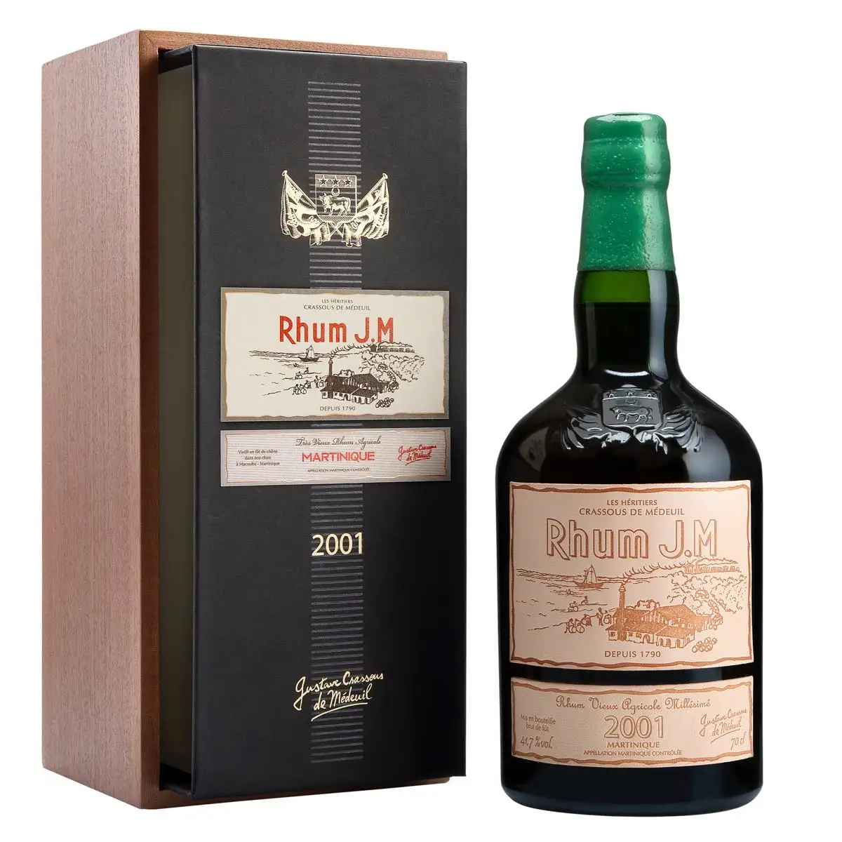 Bottle of Rhum J.M 2001