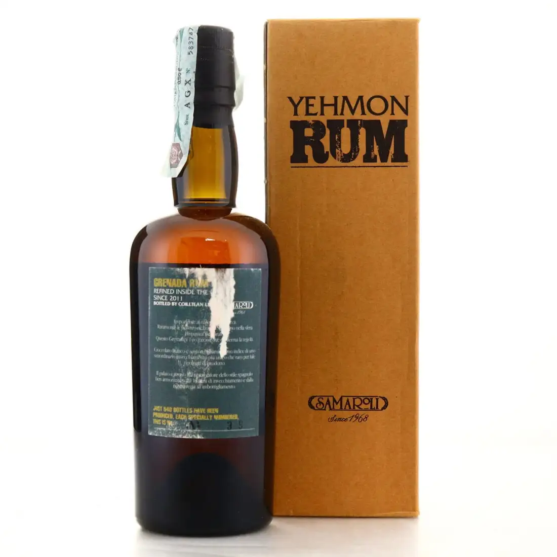 Hochauflösendes Bild von Samaroli Rum 1993 Grenada