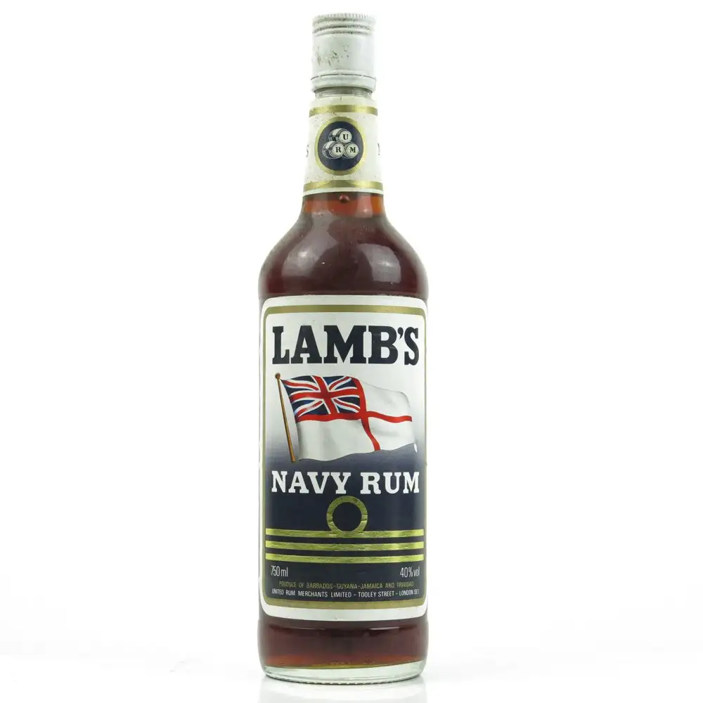 Hochauflösendes Bild von Alfred Lamb‘s Navy Rum 1980s