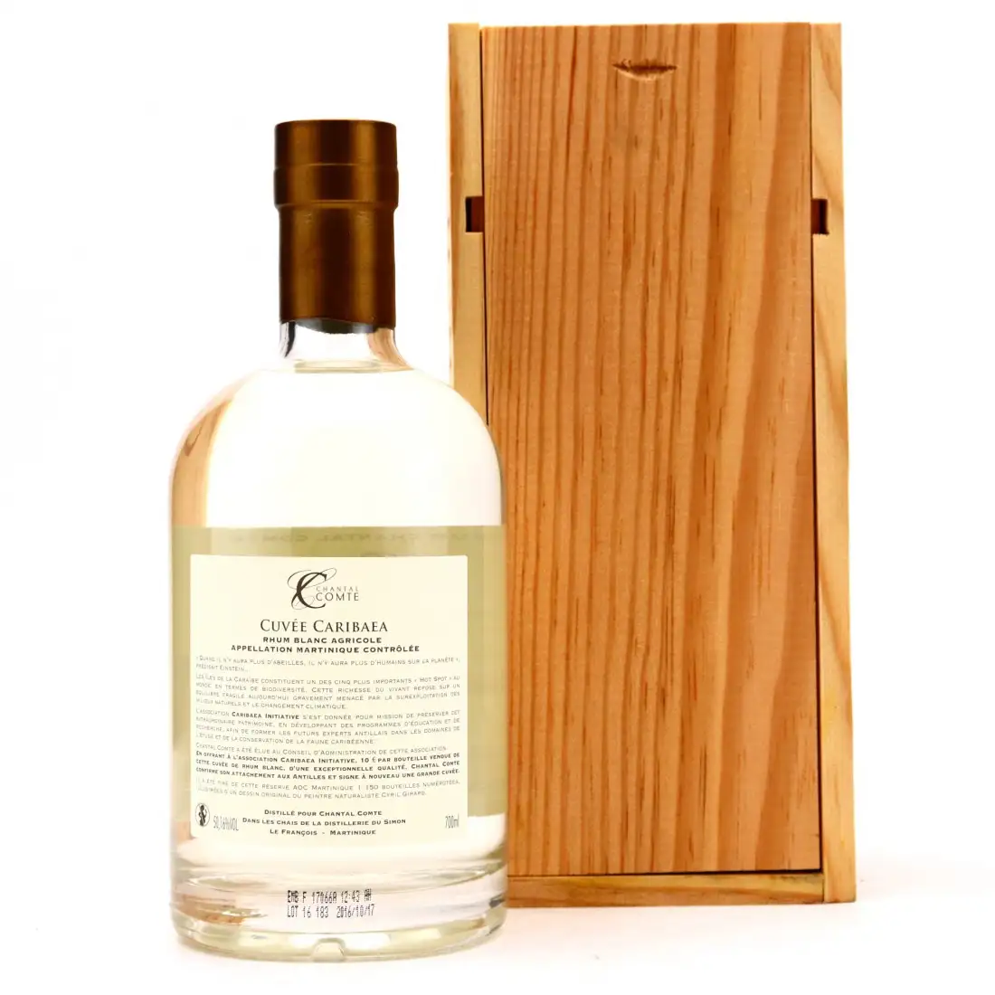 Hochauflösendes Bild von Rhum Chantal Comte Cuvée Caribaea 2016