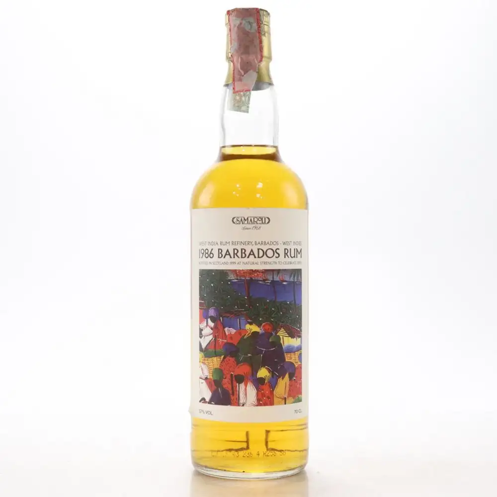 Hochauflösendes Bild von Samaroli 1986 Barbados Rum