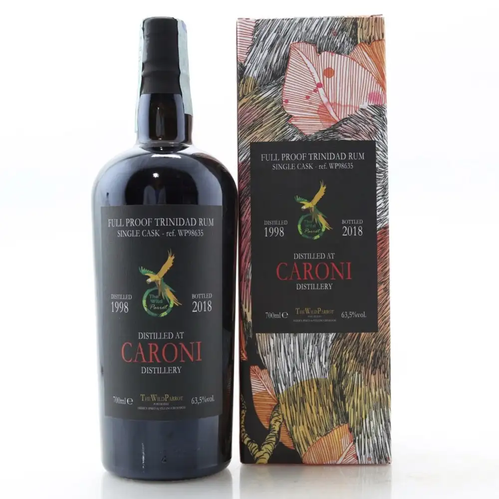 Bottle of The Wild Parrot Caroni HTR 1998