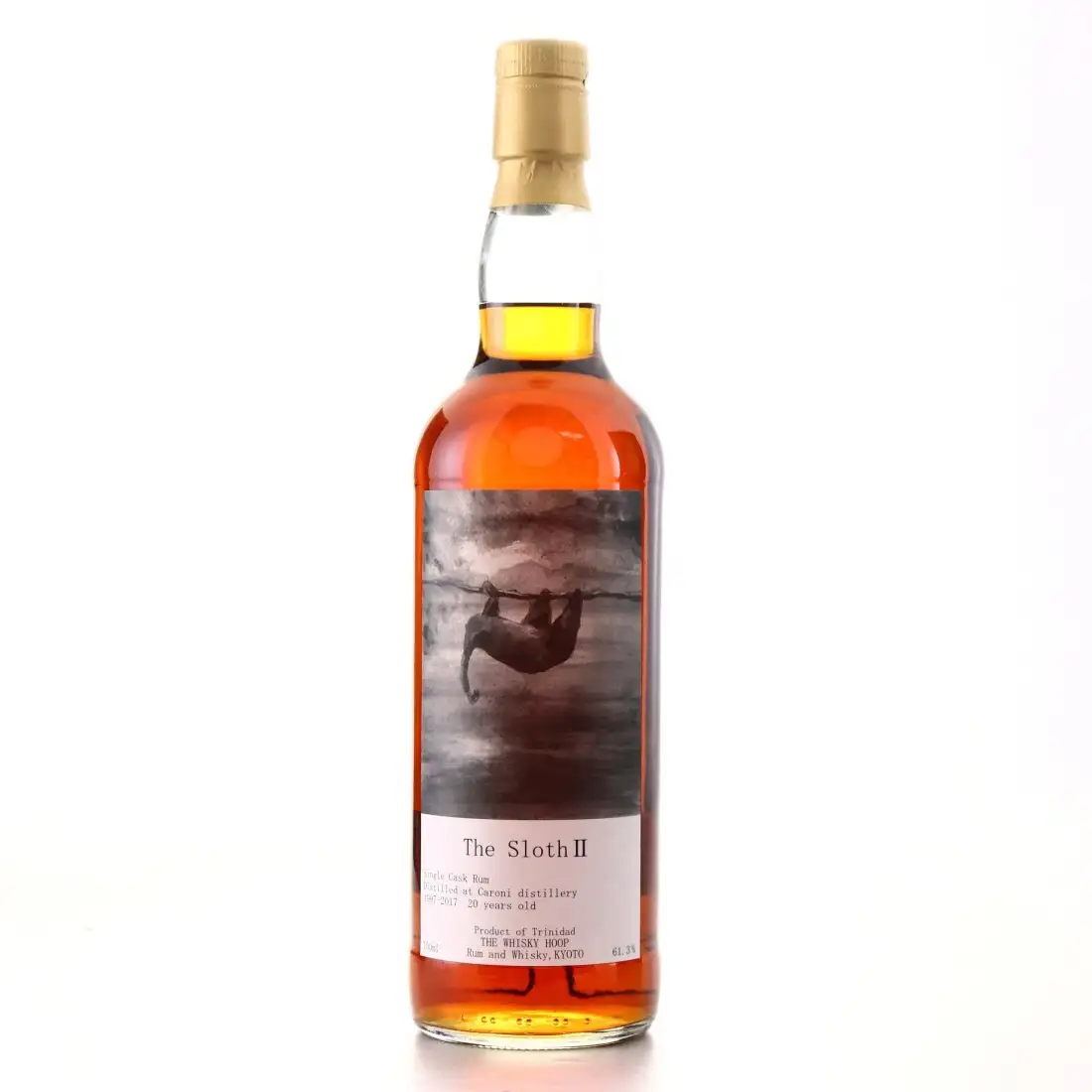 Bottle of Rum and Whisky Caroni The Sloth II HTR 1997