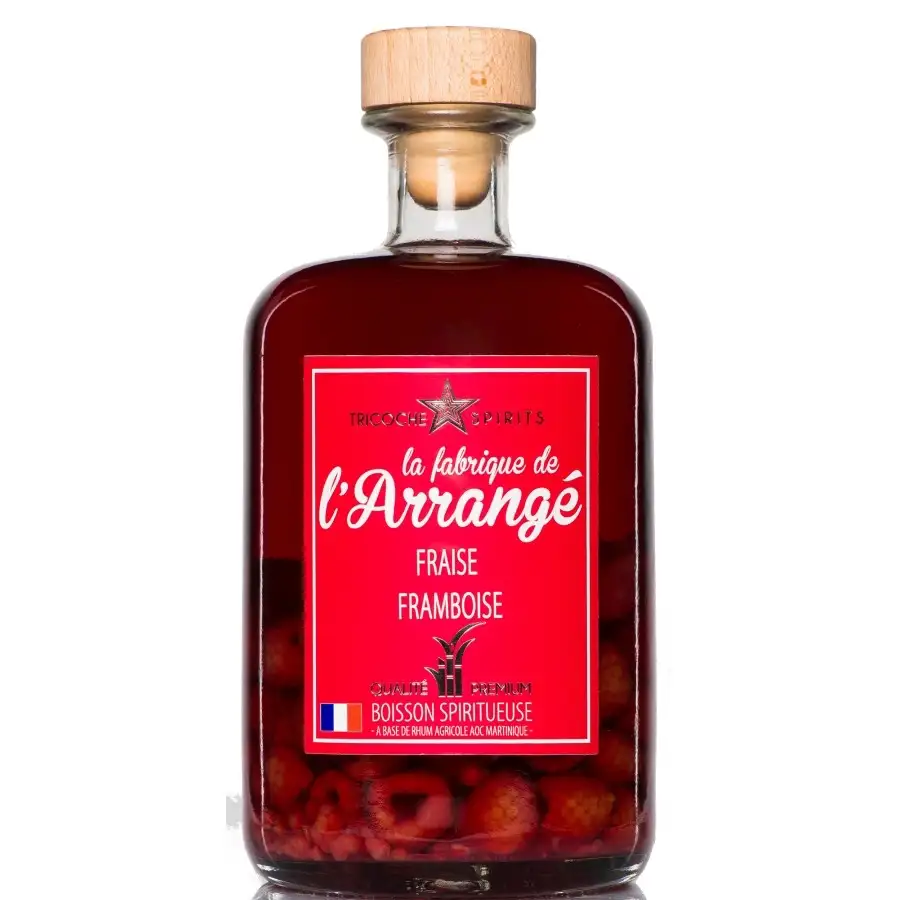 Bottle of Tricoche Spirits L’Arrangé Fraises Framboise