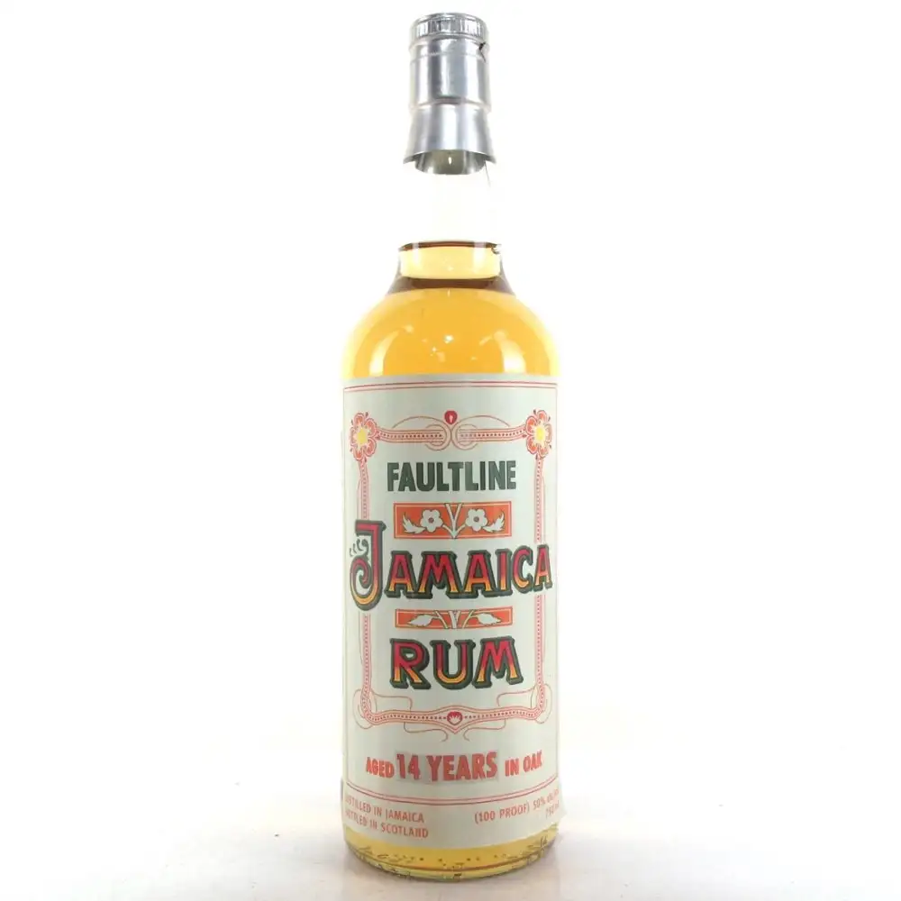 Bottle of K&L Wines Faultline Jamaica Rum