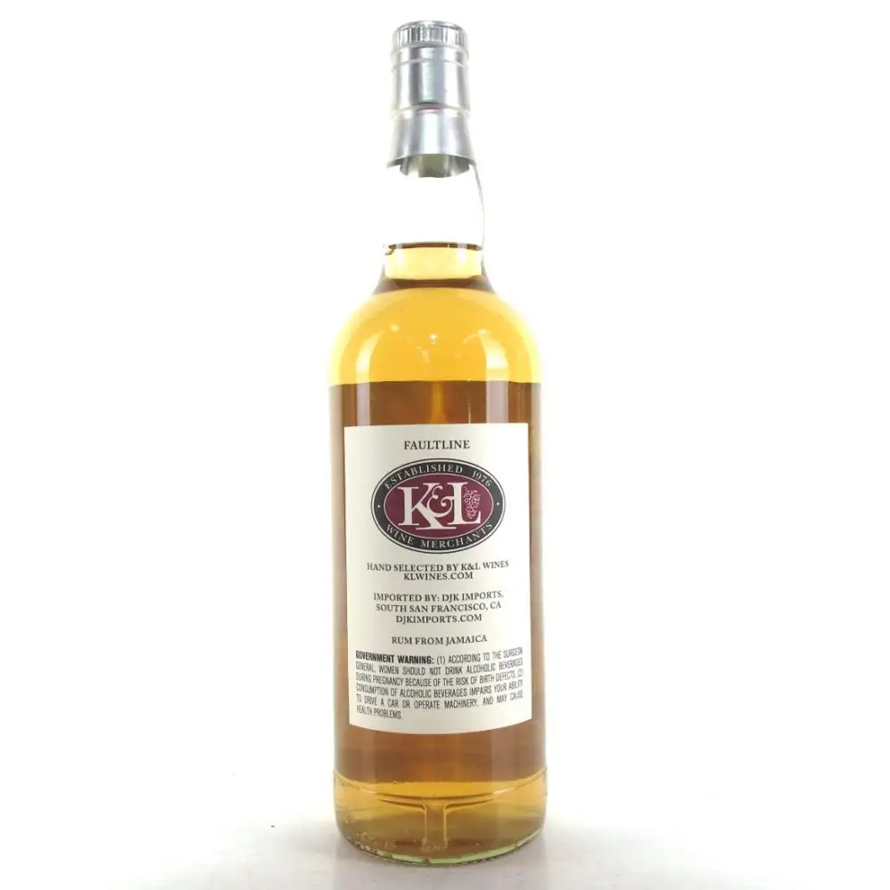 Hochauflösendes Bild von K&L Wines Faultline Jamaica Rum