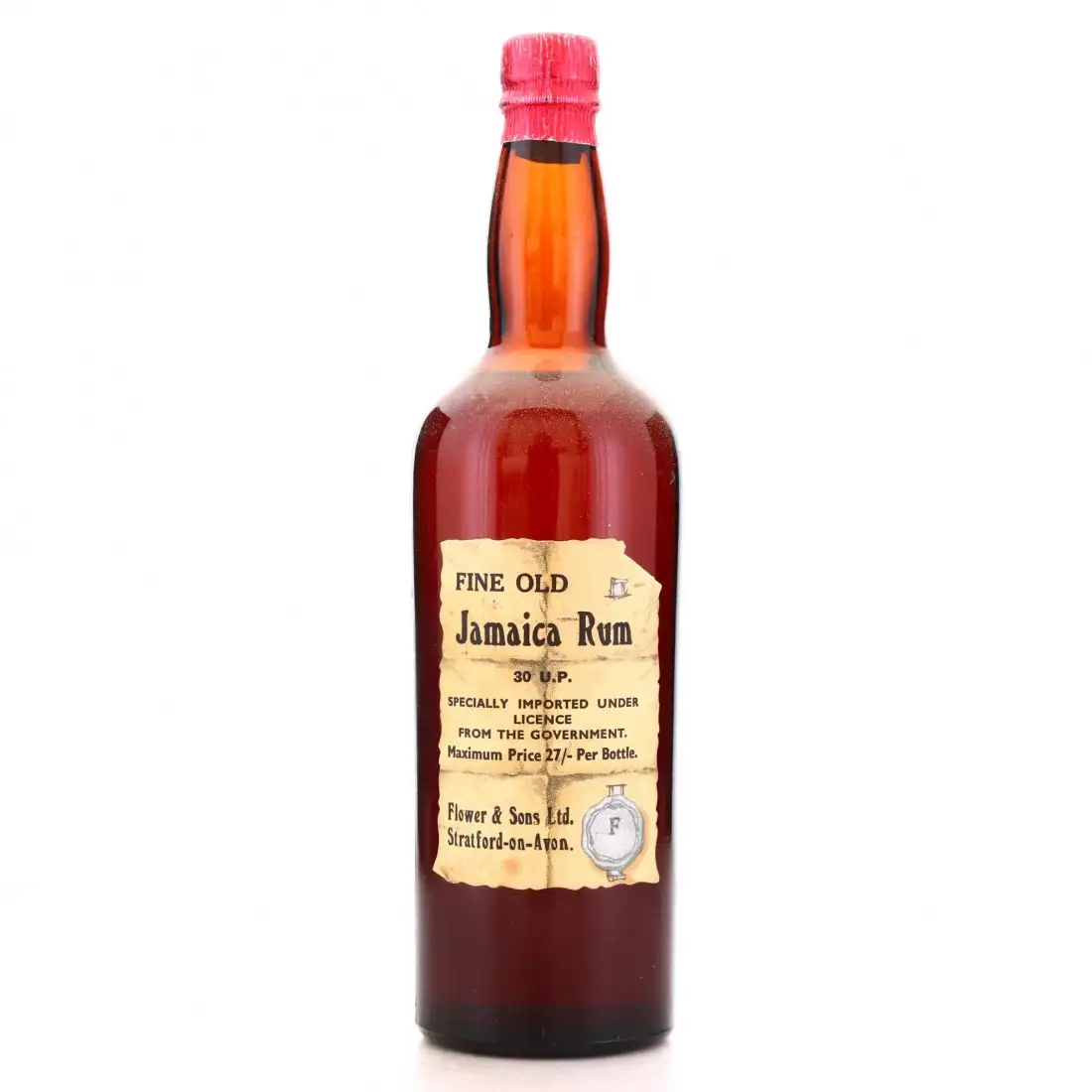 Bottle of Flower & Sons Ltd. Fine Old Jamaica Rum