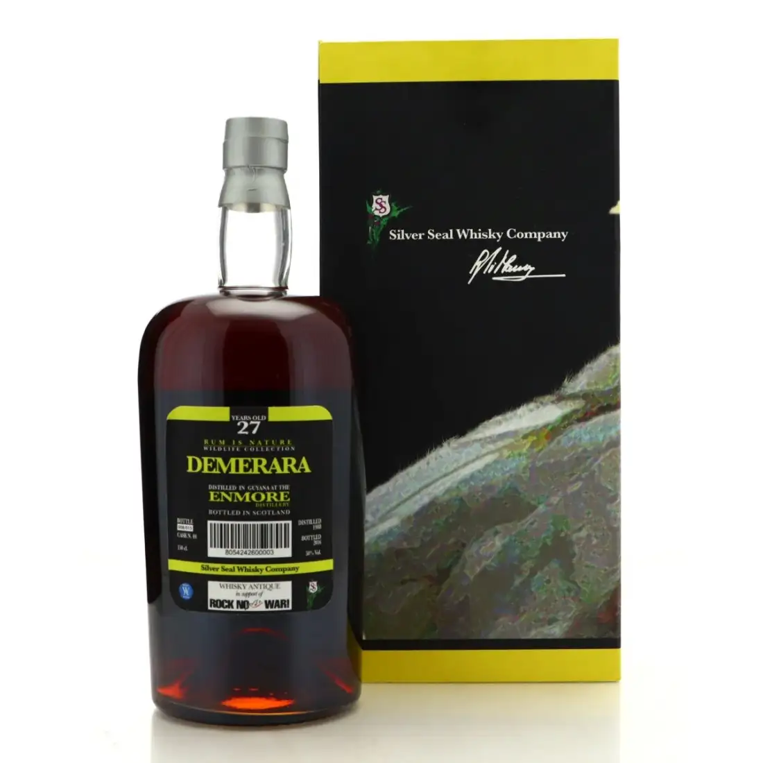 Hochauflösendes Bild von Silver Seal Enmore Demerara Magnum 1988