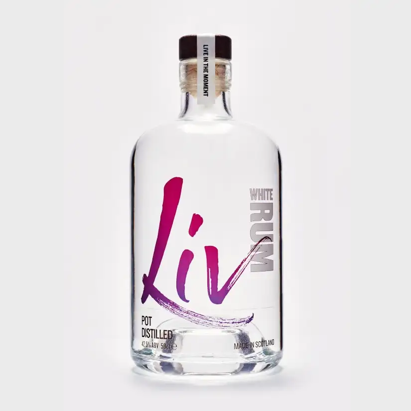 Bottle of Matugga Distillers Liv White Rum