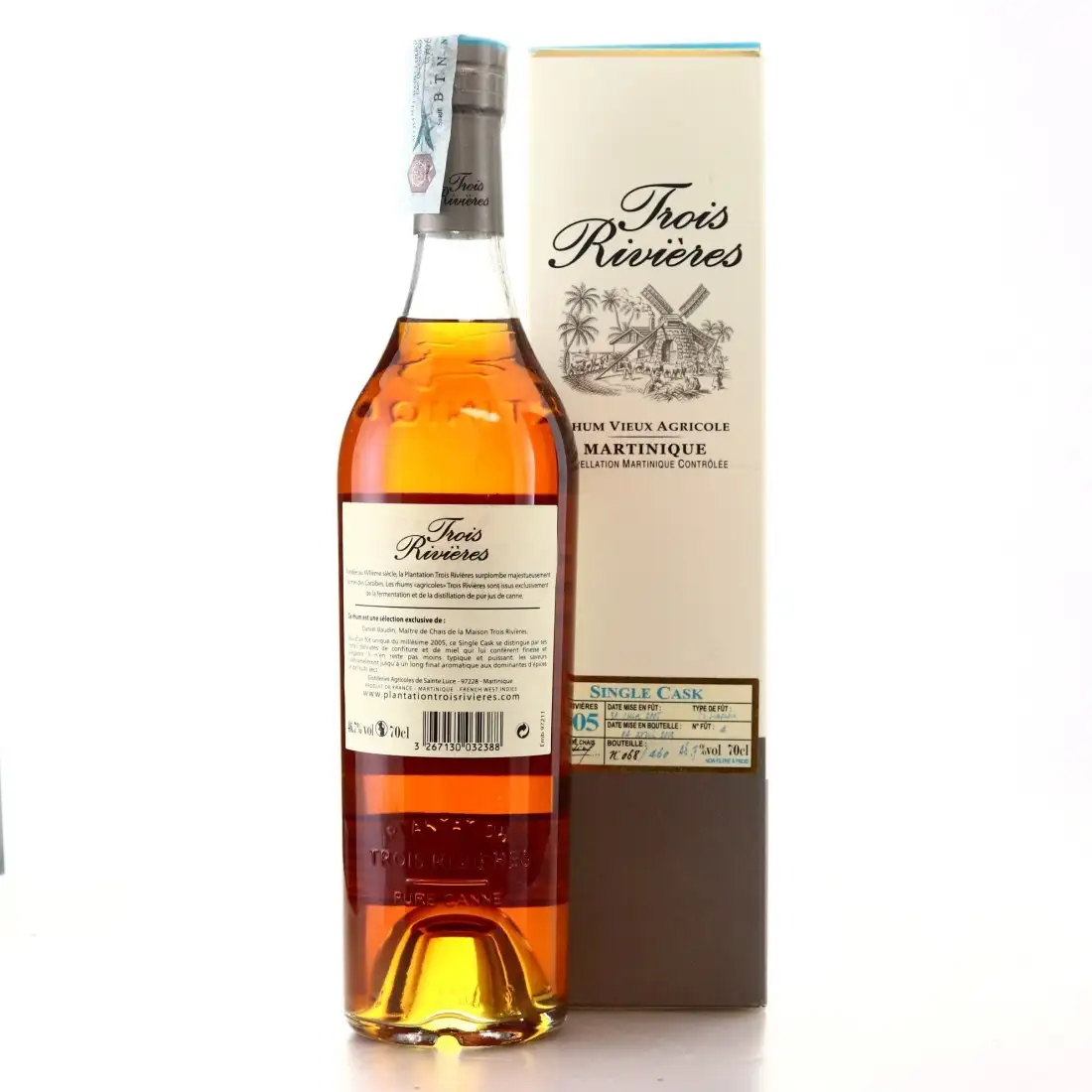 Hochauflösendes Bild von Trois Rivières Single Cask 2005