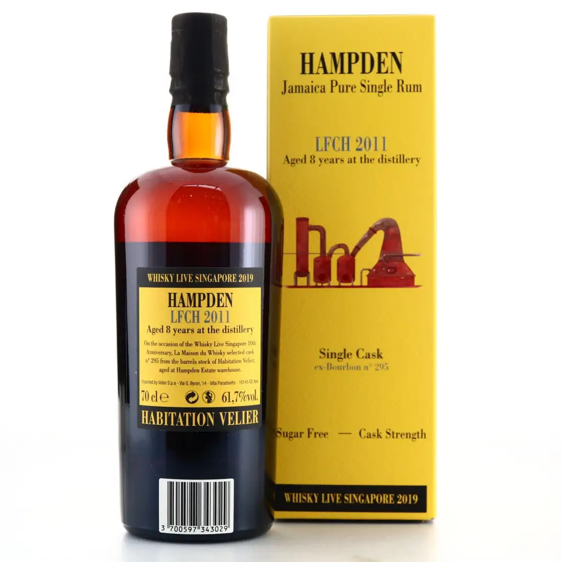Hochauflösendes Bild von Habitation Velier Hampden Single Cask Whisky Live Singapore LFCH 2011