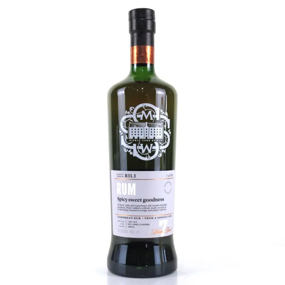 Bottle of SMWS Worthy Park R11.1 Spicy sweet goodness 2010