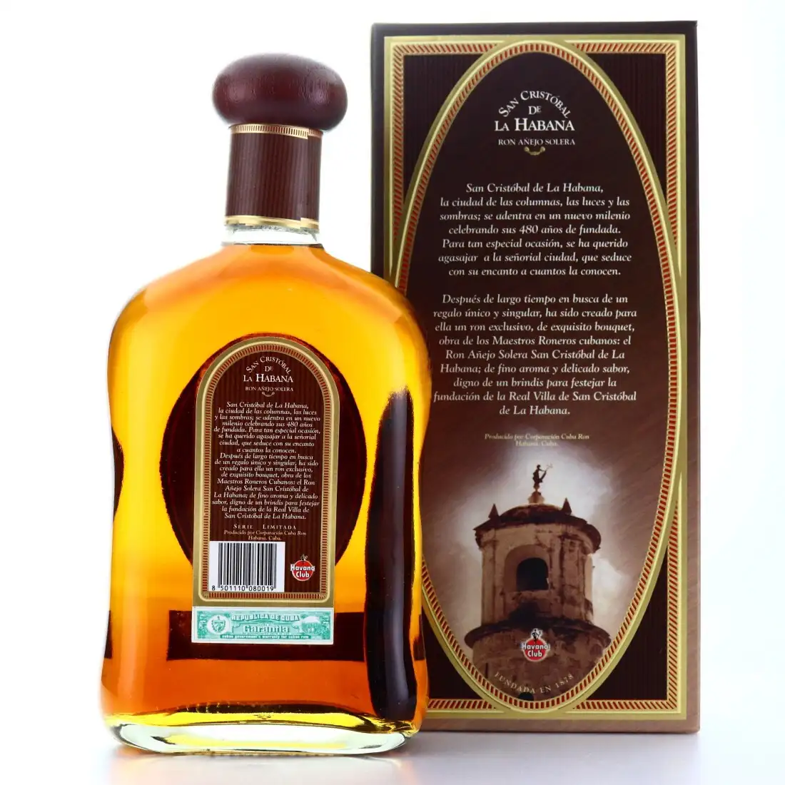 Hochauflösendes Bild von Havana Club San Cristóbal de la Habana - 480 Aniversario