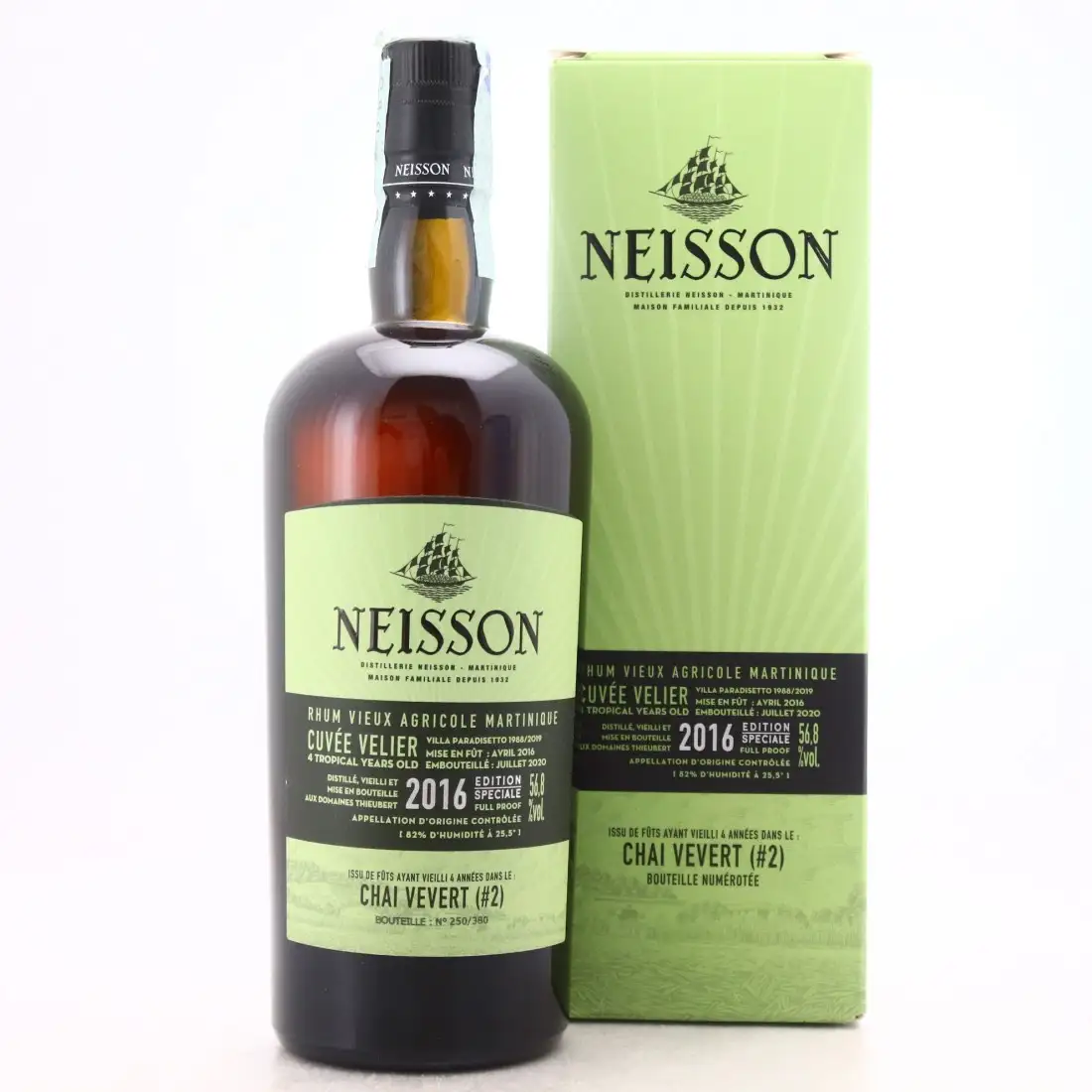 Bottle of Velier Neisson Cuvée Chai 2 Vevert 2016