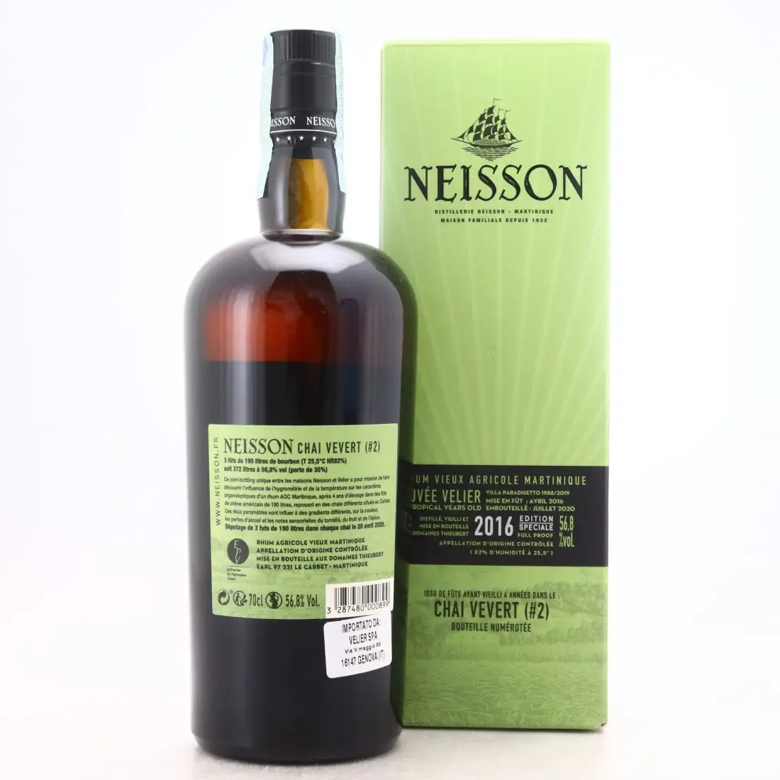 High resolution image of Velier Neisson Cuvée Chai 2 Vevert 2016