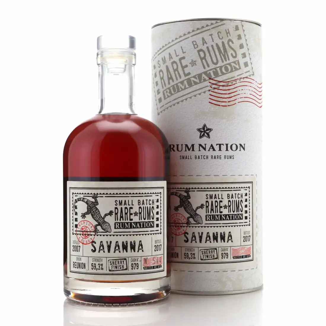 Hochauflösendes Bild von Rum Nation Savanna Small Batch Rare Rums 2007