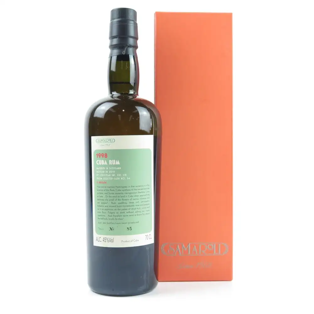 Hochauflösendes Bild von Samaroli Cuba Rum 1998