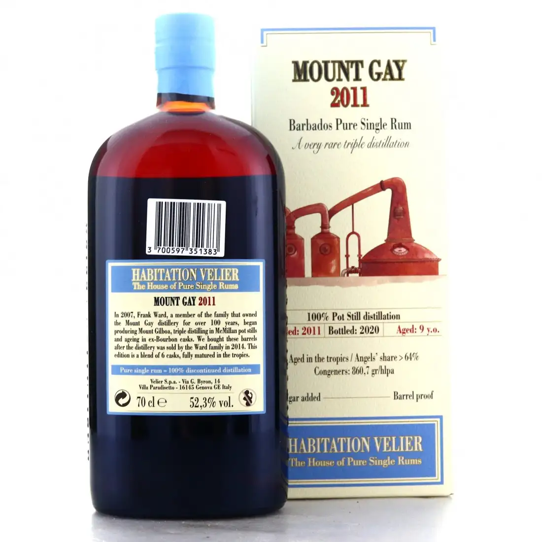 Hochauflösendes Bild von Habitation Velier Mount Gay Last Ward 2011