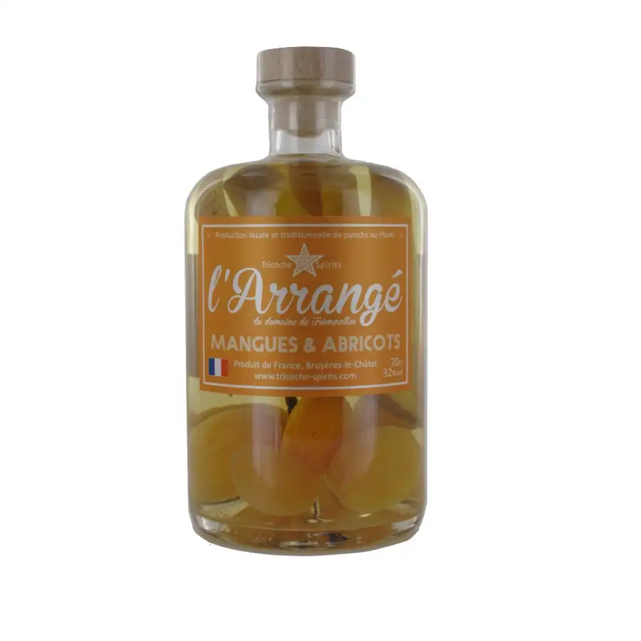 Hochauflösendes Bild von Tricoche Spirits L’Arrangé Mangue Abricot