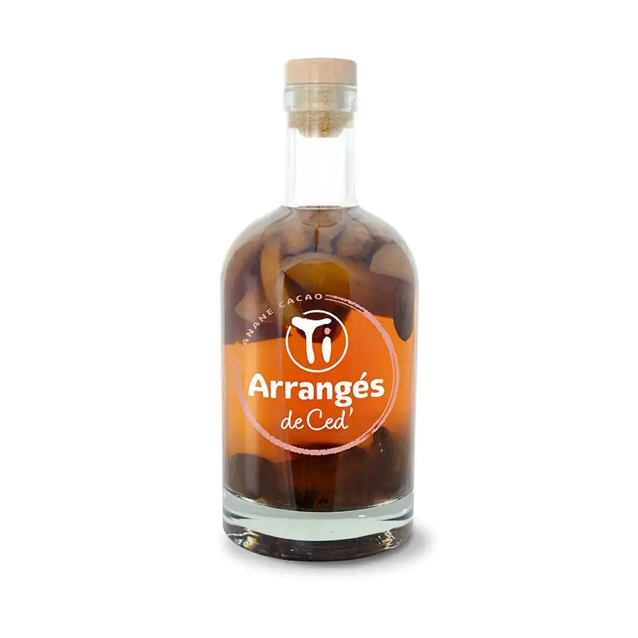 Bottle of Ti Arrangés de Ced‘ Banane cacao Les Rhums de Ced