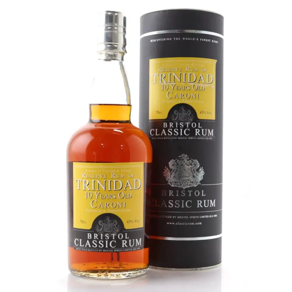 Bottle of Bristol Caroni Reserve Rum of Trinidad Sherrywood