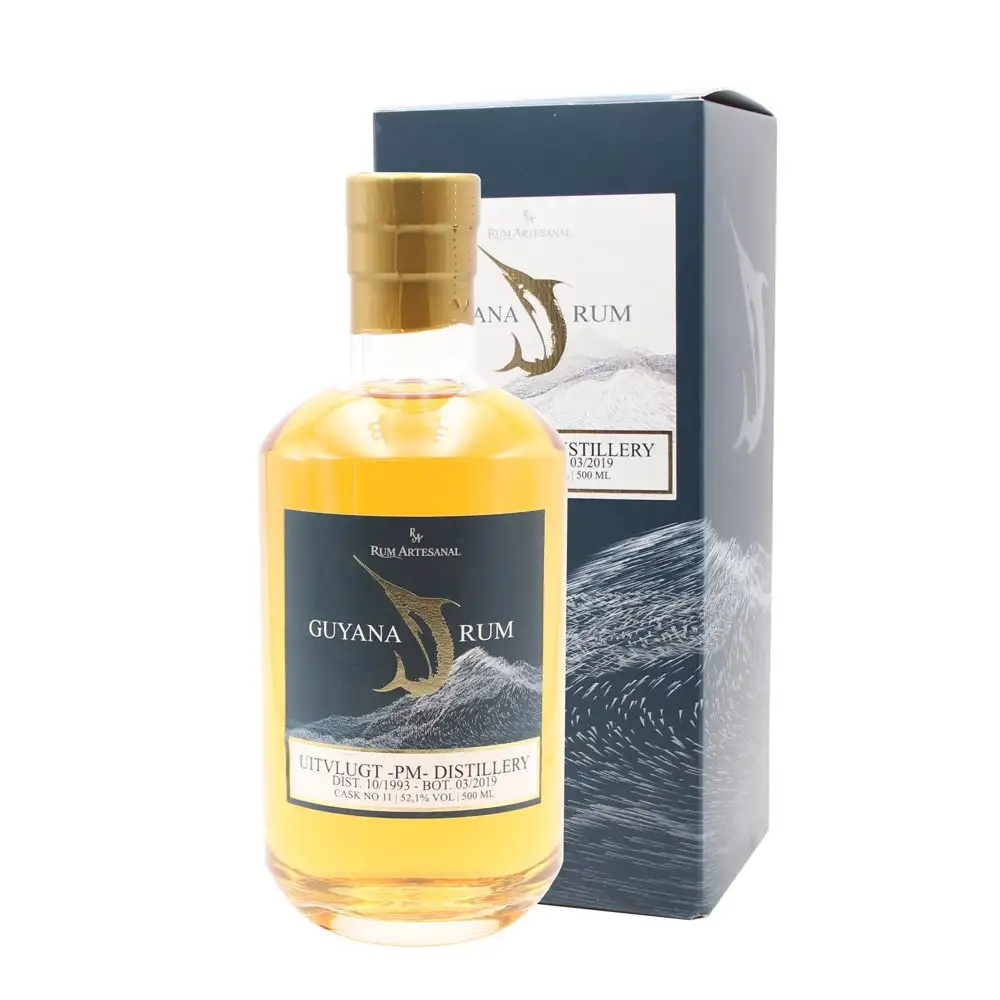 Bottle of Uitvlugt RA Guyana Rum PM 1993