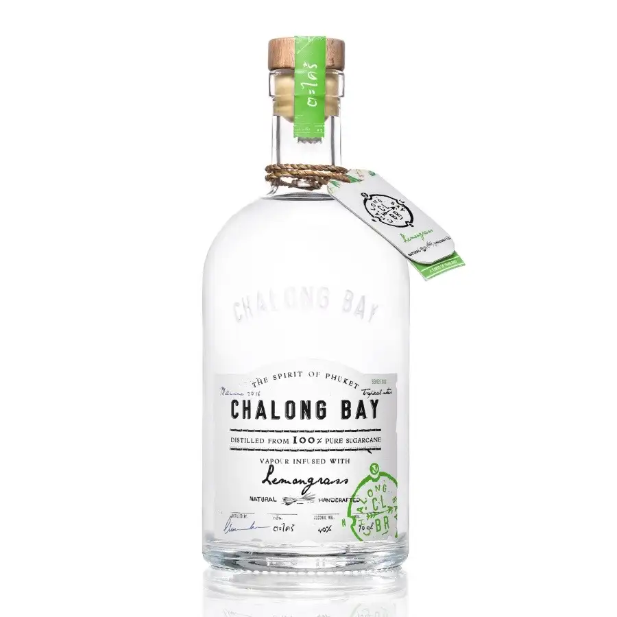 Bottle of Chalong Bay Distillery The Spirit Of Phuket Lemongrass 2016