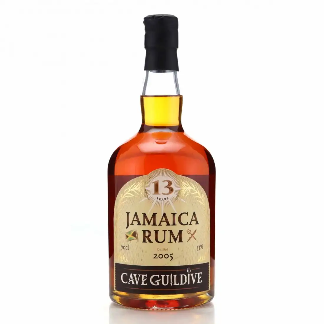 Bottle of Cave Guildive Worthy Park Jamaica Rum 2005