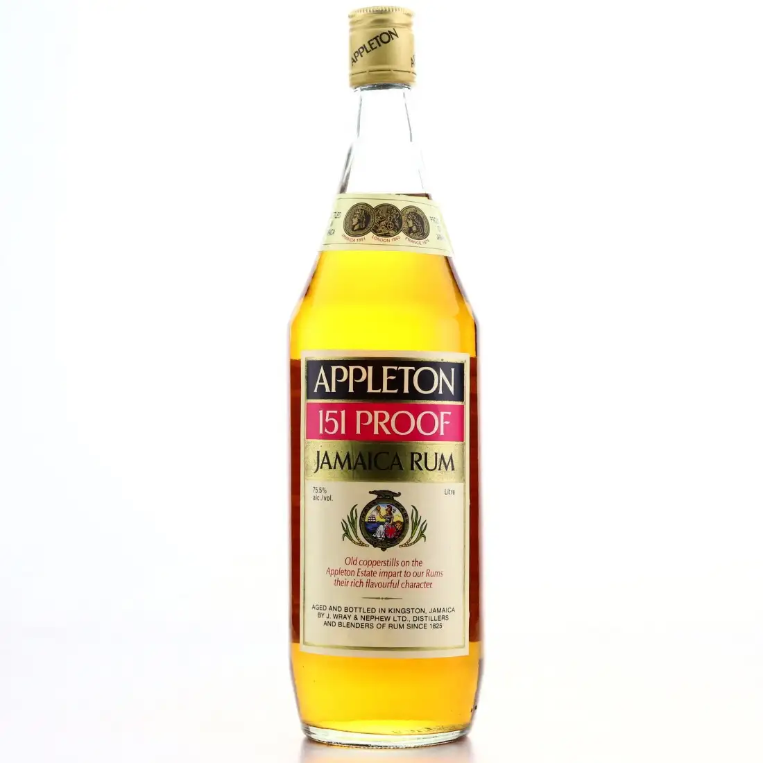 Bottle of Appleton Gold 151 Proof