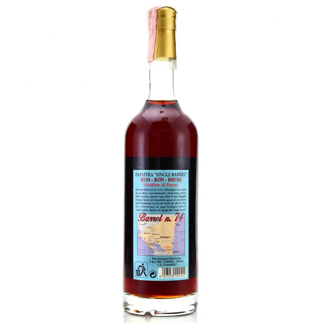 Hochauflösendes Bild von Zapatera Reserva Single Barrell 1990