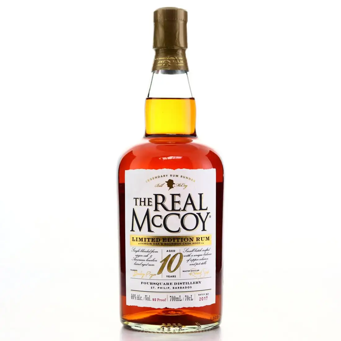 Bottle of Foursquare The Real McCoy Limited Edition Rum (Virgin Oak) 2017