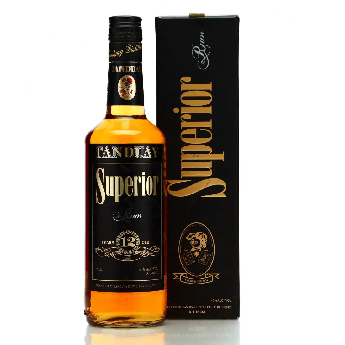 Bottle of Tanduay 12 Years Old