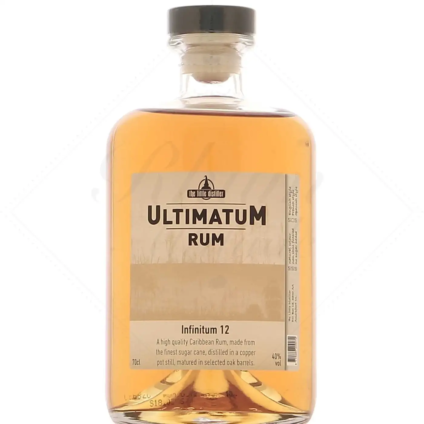 Bottle of The Little Distiller Ultimatum Rum Infinitum 12