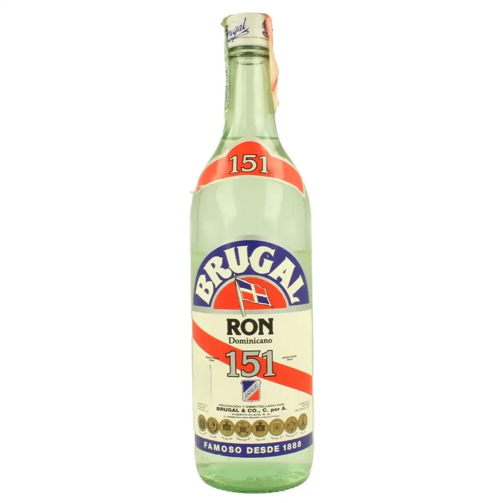 Bottle of Brugal 151 90‘s